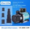 Silent Fish Tank Variable Frequency Water Pump Small Bottom Suction Pump Aquarium Large Flow Circulating Pump