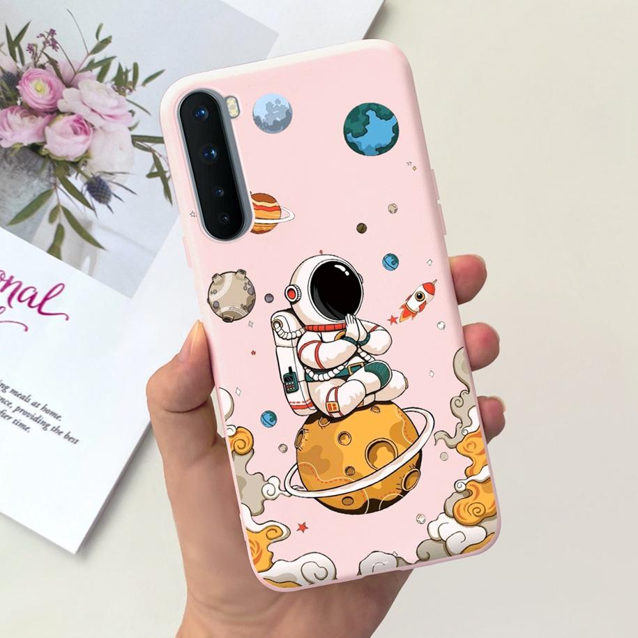 Für OnePlus Nord Hülle AC2001 AC2003 Stoßfeste Abdeckung Süßer Astronaut Silikon Funda Für One Plus Nord Hülle OnePlus 8 Nord Capa