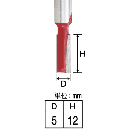 Takagi EARTH MAN Carbide Trimmer Router Bit Straight Bit 5mm TRBP-3