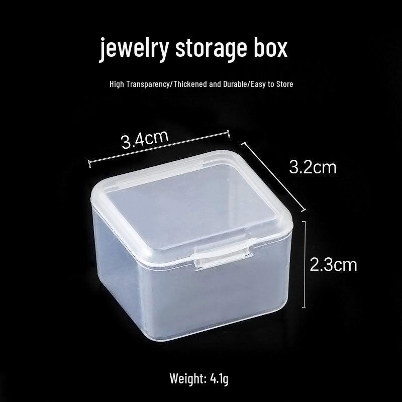 Translucent Single-Open Nail Art Jewelry Storage Box 536₽
