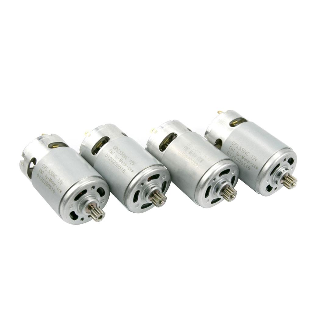 RS550 Hochdrehmoment Reduktions-Elektromotor Mikro-Untersetzungsgetriebemotor für verschiedene Akku-Elektro-Handbohrmaschinen