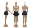 2022 New Women's Green Pleated A-line Mini Skirt - European & American Fashion