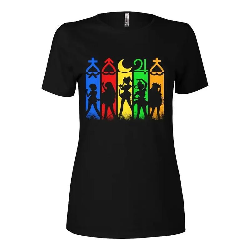 Playera Camiseta Sailor Moon Luna Personajes Unisex + Envio S