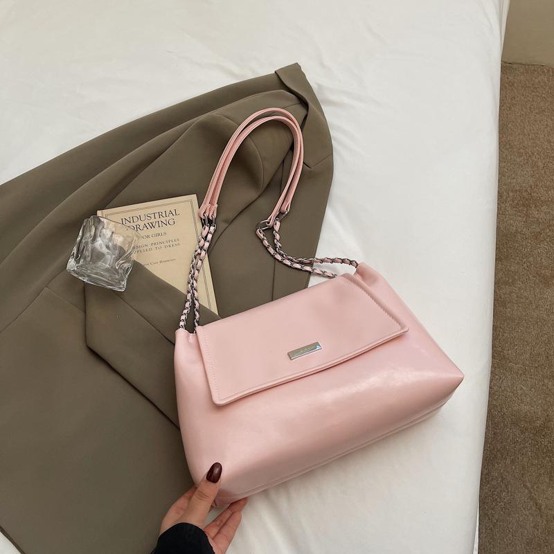 Leisure Work Commuter Bag Women's Large-capacity New Versatile Chain Shoulder Bag Fashion Tote Bag