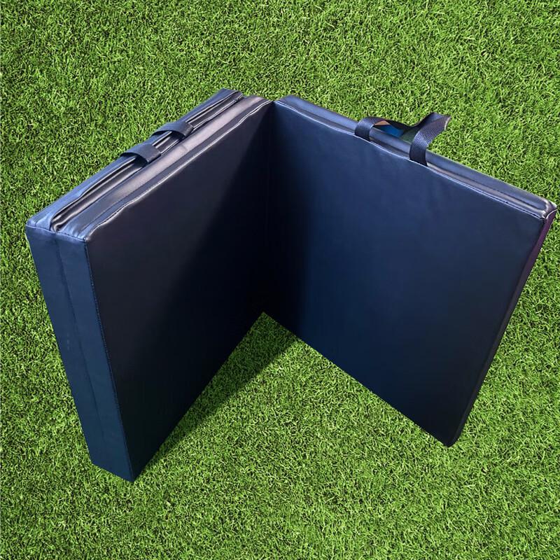 WEZHO Three-Fold Leather Gymnastics Mat