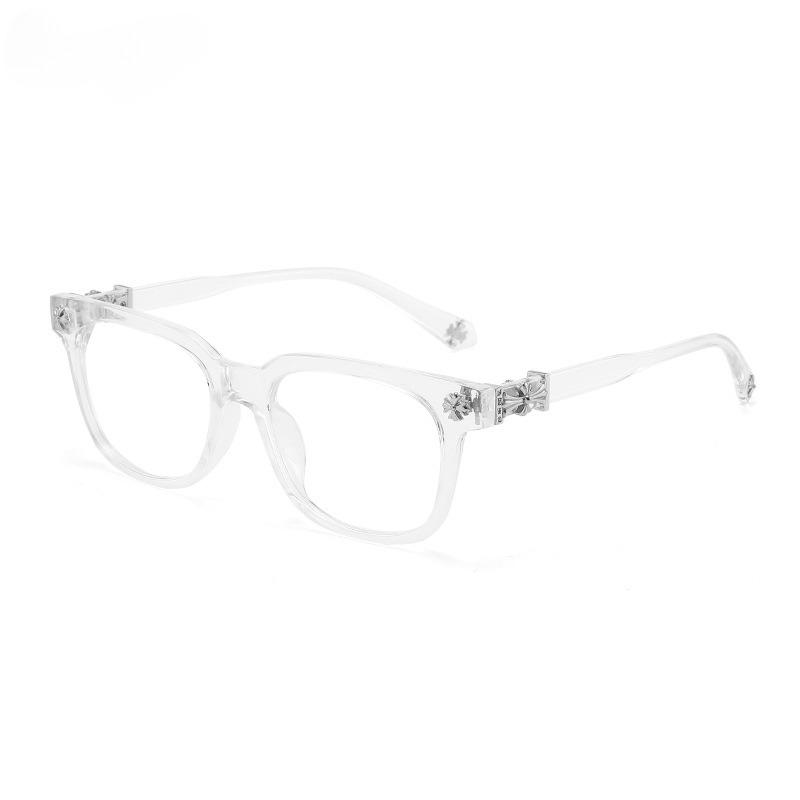 Fashion Square Frame Eyewear for Women Men Classic Casual Travel Decorative Glasses