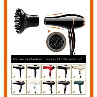 Black Hairdryer Diffuser Cover Dispersing Drying Hairdressing Hair Dryer Diffuser Universal Diffuser Disk Hair Dryer Cover