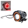 Motorcycle Headlight 4 Lighting Modes Unique Aperture 12 to 60V Shockproof Front LED Spotlights for Motorbike