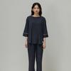 Frenchiel Micro Modal Pullover Long Pants Midnight  Fwep078l 