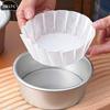 50 Sheets 3.5/4/5/6/8inch Foldless Cupcake Liner Baking Cup For Wedding Party Muffin Cake Mold Oil Paper Pad Oilproof Cake Wrap