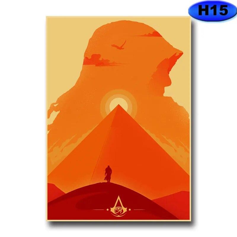 Modern heminredning Målning HD-utskrifter Videospelsaffischer Kraftpapper Vintageaffisch Väggdekor Rum Bar Café Inredning