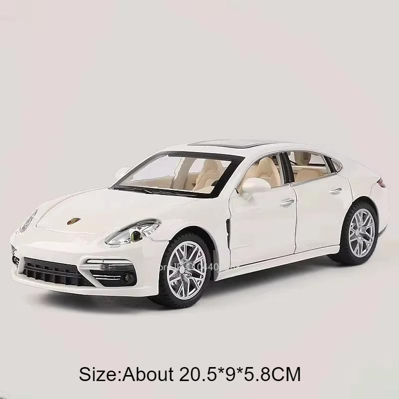 

1:24 911 GT3 RSR Panamera Sports Car Model Toy Doors Opened Metal Diecast Light Sound Pull Back Vehicle Models Ornaments Gifts