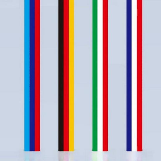 Tri-Color Roof Cover Car Sticker - Germany, Italy, France