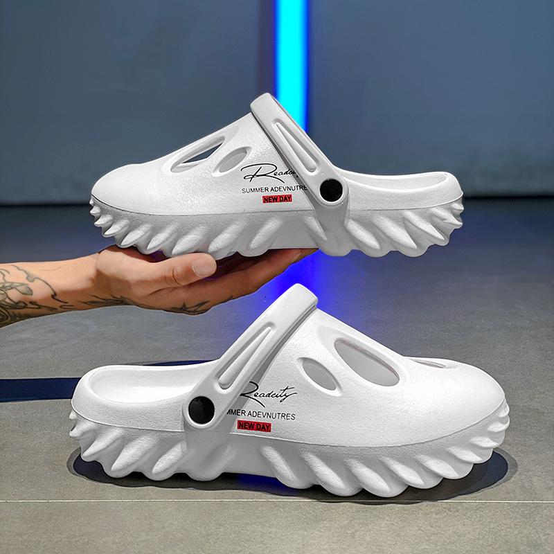 Fashion New Men's Flat Outdoor Summer Beach Sandals Men's Soft EVA Indoor Family Non-slip Casual Walking Flip-flops