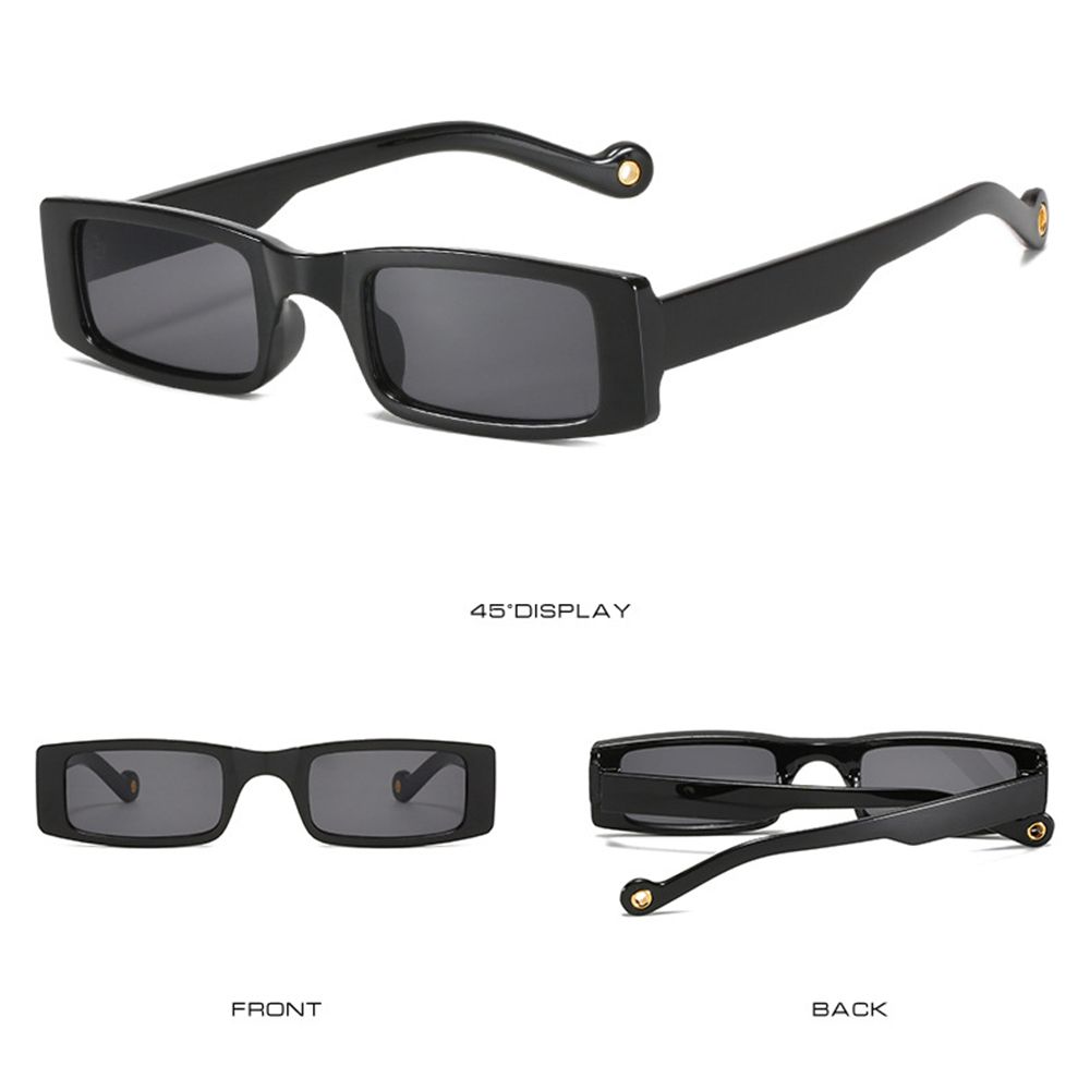 Trendige UV-Schutzbrille Sonnenbrille Rechteckige Sonnenbrille für Damen Quadratische Sonnenbrille