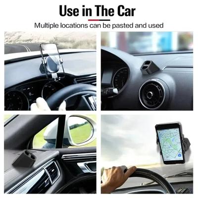 Suporte de Telefone Montado no Painel do Carro Suporte Base Clipe Saída de Ar Suporte para Celular Acessório Universal para Interior de Carro