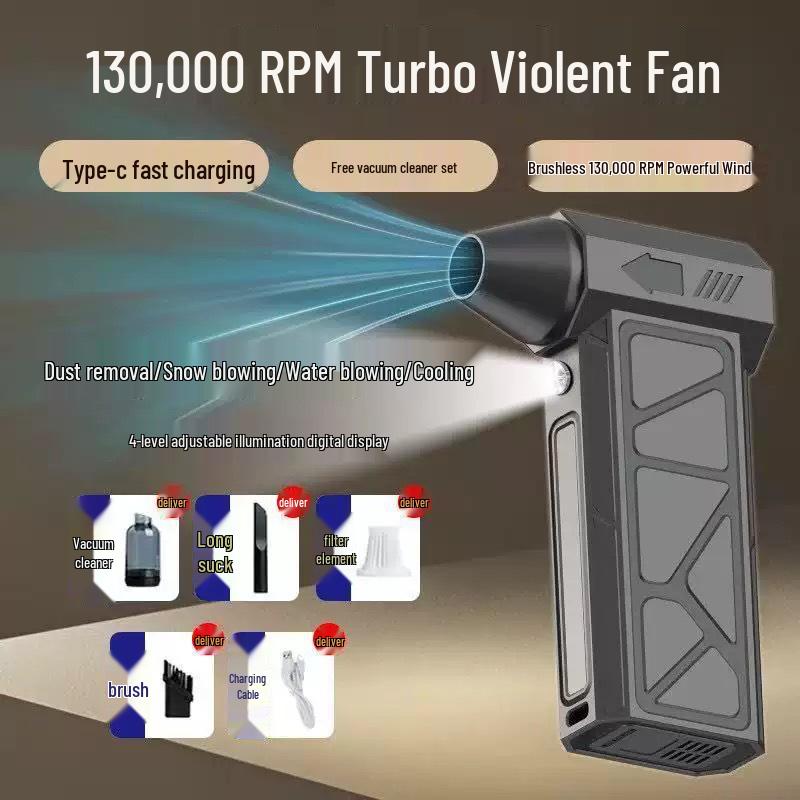 PM50+M/S Brushless Motor Industrial Fan X3 Turbo: Upgraded High-Speed Version S7 Violent Fan