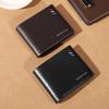 Men's Simple PU Leather Short Bifold Wallet, Minimalist Wallet With Card Slots, Gift For Men