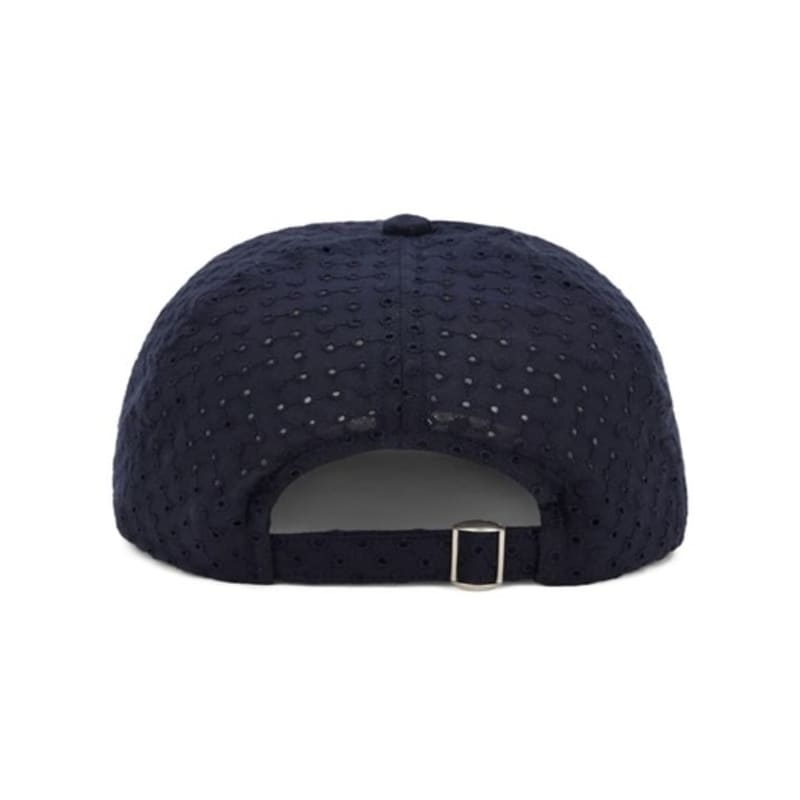 DEINET DEINET PUNCHING LACE LOGO CAP IN NAVY