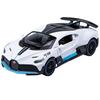 1/32 Skala Bugatti Divo Trykstøbt Bilmodel Legetøj, Træk-tilbage Legetøjskøretøj med Lyd og Lys til Børn Småbørn Drenge Piger Gave Samling