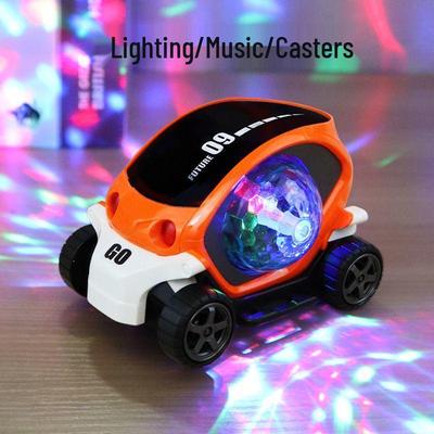 Children's Flashing Electric Toy Car with Music and Universal Lights