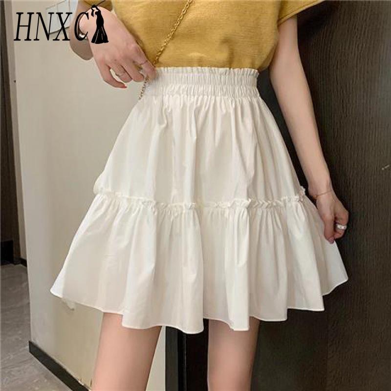

HNXC Женская Модная Повседневная Летняя Весенняя Юбка L белый