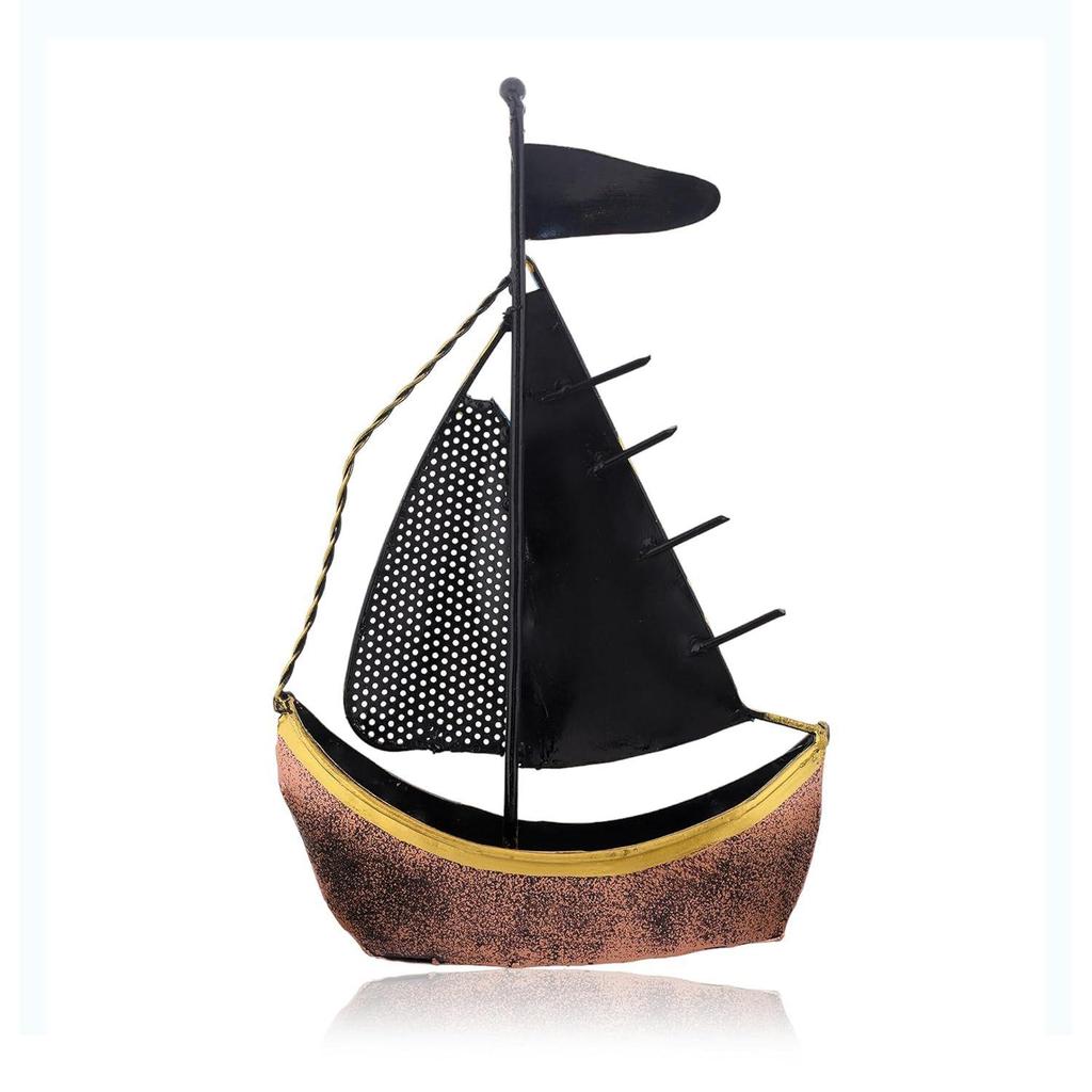 Metal Turkish Ship Boat Naav Showpiece Figurine for Home Decor Living Room Tabletop Desktop Side Corner, Home Decorative Items