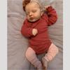 49 Cm Cloth Body Simulation Reborn Doll Lifelike Sleeping LouLou Rebirth Baby Dolls Children Elderly Accompany Toy Pregnant Woman Practice Gift Doll