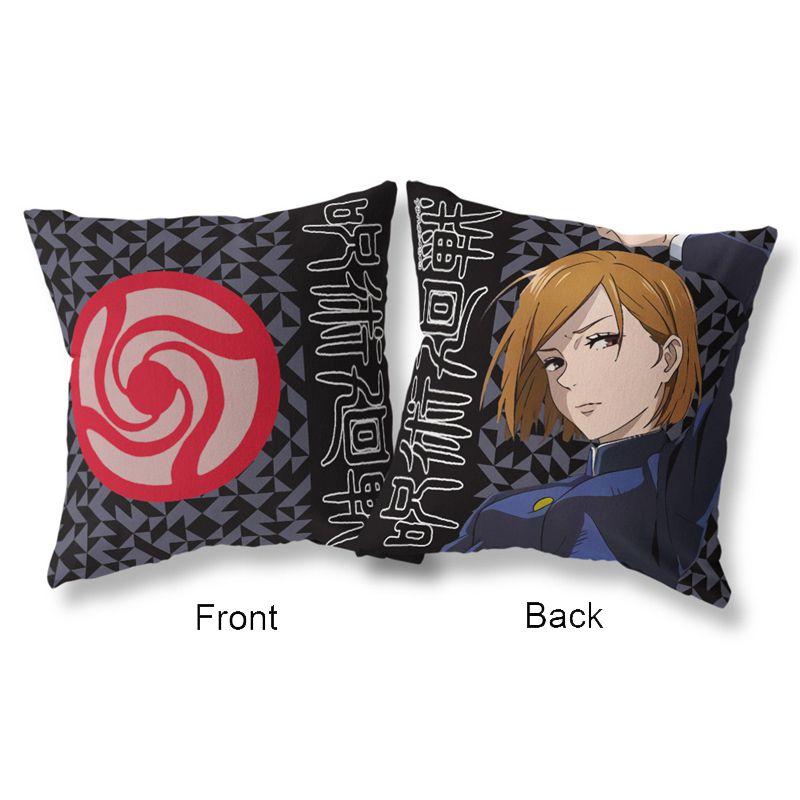 Anime 45x45cm Jujutsu Kaisen Kissenbezug Kissenhülle Zuhause Sofa Doppelseitig