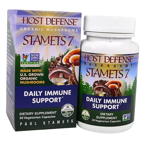 Комплекс грибов для иммунитета, Host Defense Mushrooms Stamets 7, Fungi Perfecti (71441007)