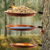 Outdoor Decorative Hanging Bird Feeder and Bird Bath Pendant for Garden and Balcony