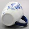 Hogdseirrs Hasami-Keramik Wayama-Ofen Blumenbecher mit Linienblumenmuster 385827