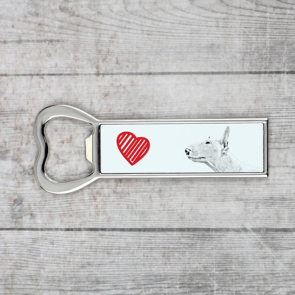 Bulterier, Bull Terrier - Otwieracz Do Butelek Z Psem, Personalizowany Otwieracz Na Lodówkę, Wyjątkowy Upominek Dla Mężczyzny Marki Art-Dog