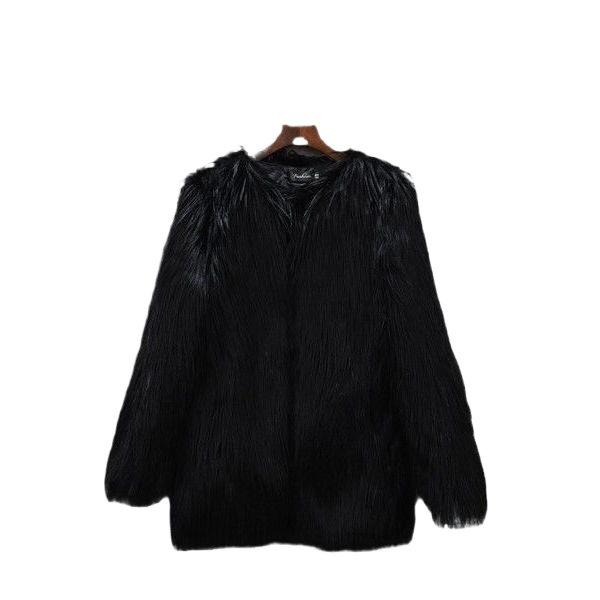 Women's clothing autumn and winter new imitation fur coat fashionable and thin long-haired imitation fox fur coat
