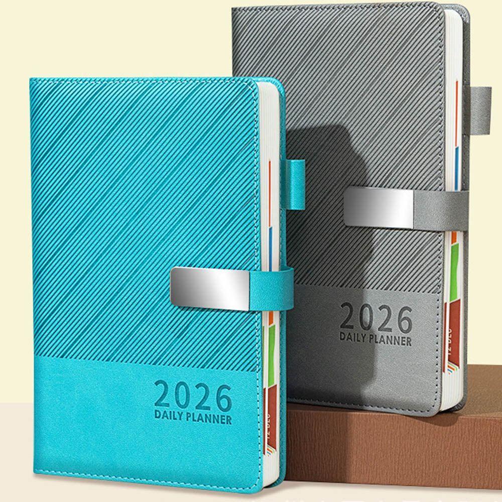 Wear-resistant A5 English Daily Plan Notebook Agenda Planning Notebook School Office