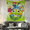 Keroro Wall Tapestry Aesthetic Wall Hanging Printed Fabric Blanket Decorative Tapestries for Bedroom Living Room Home Decor