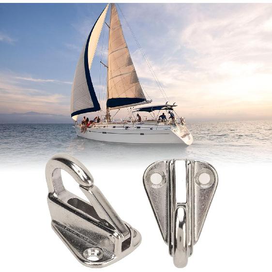 Stainless Steel Hooks Spring Snap Hooks Boat Hardware Clothes Hanger Hooks 6Pcs Spring Snap Attach Rope Hook Fending Hook