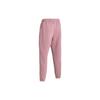 Under Armour Logo Embroidered Elastic Waist Mid-Rise Loose Jogger Knit Pants Men Bottoms Pink 1377175-697