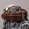 20mm 22mm Stitching Cowhide Strap for Omega for Wrist Bracelet for Seiko Vintage Leather Watch Band Butterfly Buckle Bracelet