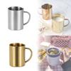 Stainless Steel Insulated Mug Lid Coffee Double Layer Anti Slip Drinking Cup