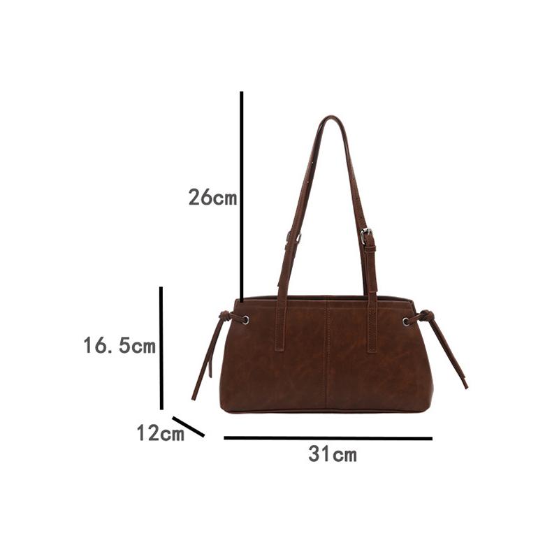 Vielseitige Handtasche aus weichem PU-Leder, quadratisch, Vintage-Damen-Schultertasche, klassisches Luxusdesign, Reißverschluss, Unterarmtasche, Tote