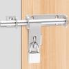 Slide Bolt Latches Thickened Stainless Steel Slide Lock Sliding Bolt Door Lock for Fence/Wood/Barn Door Easy To Install