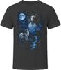 Papillon Howling At the Moon T-Shirt