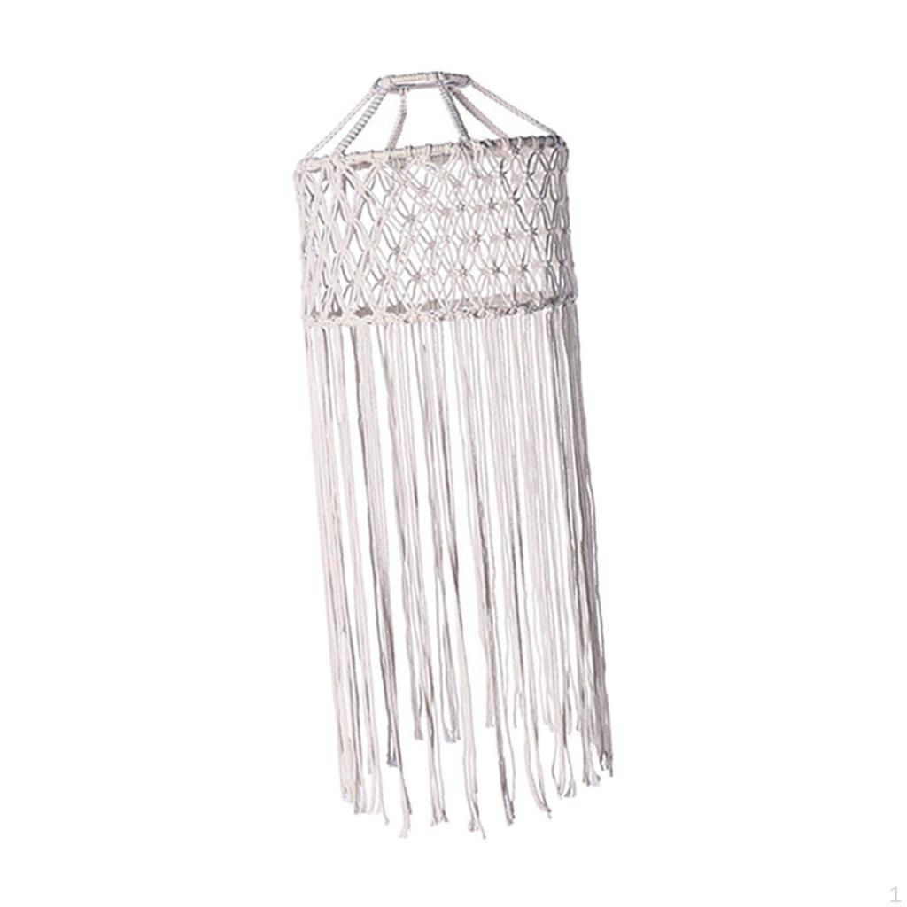 Boho Macrame Pendant Lampshade for Modern Home Decor
