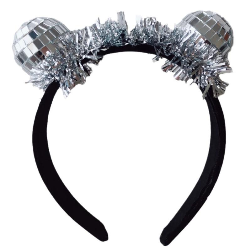 Trendy Mirrored Headbands Women Event Headpiece Lovely Pattern Headbands Suitable for Various Occasion