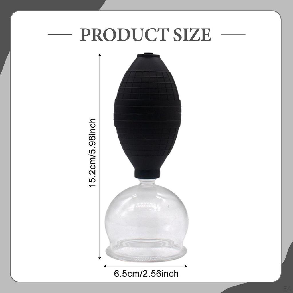 Glass Facial Cupping Face Cup Personal Massaging Tool Vacuum Massage for