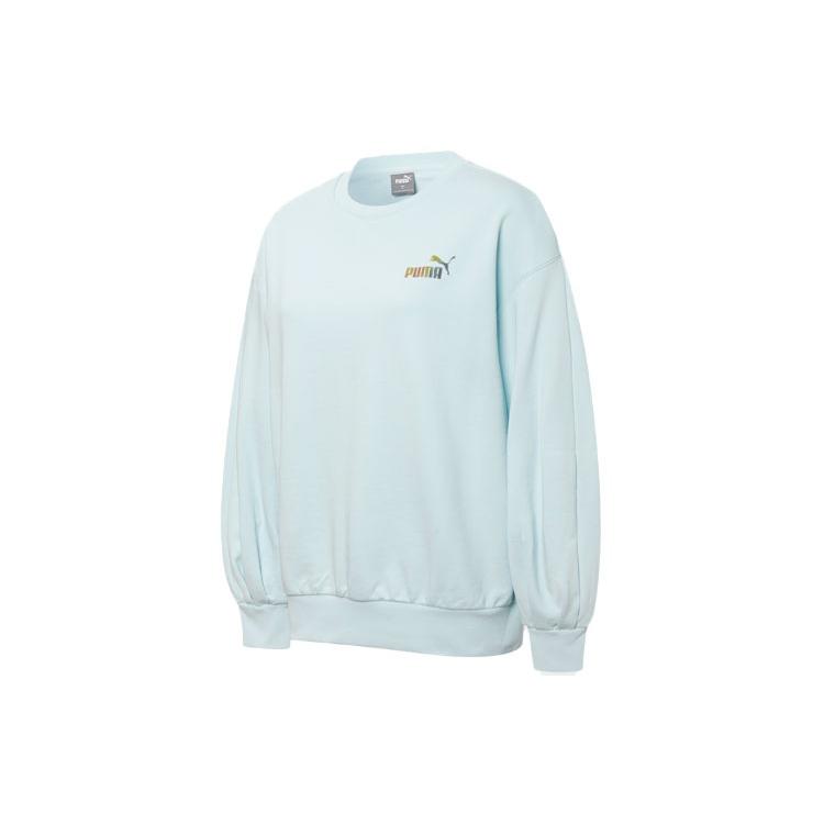 (WMNS) PUMA Skb Logo Printing Round-neck SweatshirtBlue Women s 537019-20 S