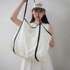 Line summer beach bag_NAVY