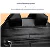 Premium Cowhide Leather Business Backpack: Unisex Design for Work, Travel, and Commuting