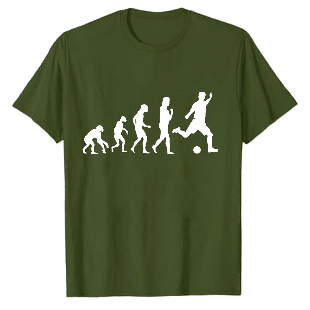 Theory of HuUnisex Evolution Soccer Evolution TShirt Unisexs Evolution of Fishing Tee Angler FisherUnisex Graphic Shirt Humor Sports